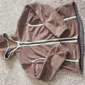 Columbia fleece hooded jacket